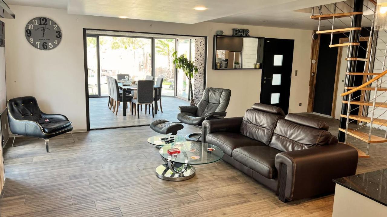 Villa Dali La Garde 260M2 Jacuzzi, Sauna, Piscine, Jardin 500M2, 5 Minutes De La Plage Exterior photo